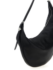 Black Calfskin Shoulder Bag