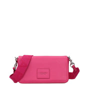 Pink Leather Crossbody Bag