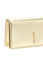 Gold Lambskin Clutch Bag
