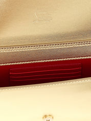 Gold Lambskin Clutch Bag