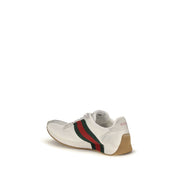 Gucci White Polyester Athletic Sneakers Gucci