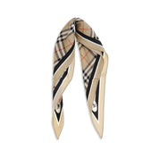 Burberry Beige Silk Scarf