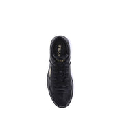 Black Calf Leather Bos Taurus Low Top Sneakers