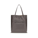 Gray Calf Leather Bos Taurus Shoulder Bag