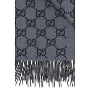 Gucci Blue Cashmere Foulard