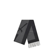 Gray Silk Scarf