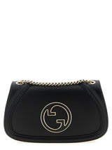 Black Calfskin Shoulder Bag