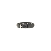 Valentino Garavani Black Calf Leather Bos Taurus Bracelet
