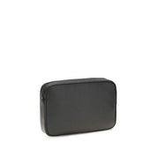 Valentino Garavani Black Calf Leather Bos Taurus Handbag