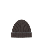 Brunello Cucinelli Brown Cashmere Beanie