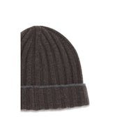 Brunello Cucinelli Brown Cashmere Beanie