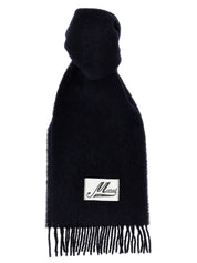Blue Wool Scarf