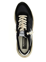 Bicolor Polyester Athletic Sneakers