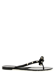 Valentino Garavani Black PVC Slides