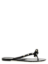Valentino Garavani Black PVC Slides