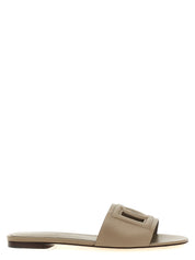 Gray Calfskin Slides