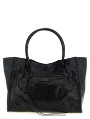 Balenciaga Black Lamb Leather Tote Bag