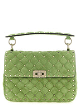 Bicolor Calfskin Shoulder Bag