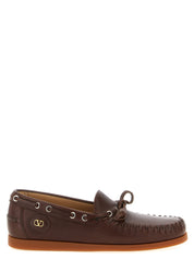 Brown Buffalo Leather Moccassin