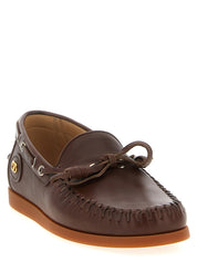 Brown Buffalo Leather Moccassin