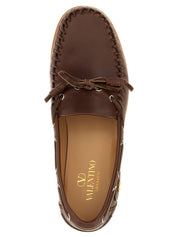Brown Buffalo Leather Moccassin