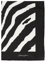 Bicolor Silk Scarf