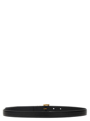 Saint Laurent Black Calfskin Regular Belt