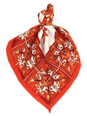 Orange Silk Umbrella