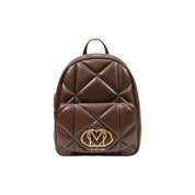 Brown Polyethylene Backpack