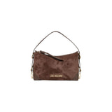 Brown Polyester Handbag