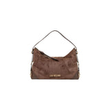 Brown Polyester Handbag