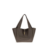 Saint Laurent Brown Calf Leather Bos Taurus Shoulder Bag
