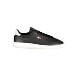 Black Polyurethane Men's Sneaker