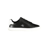 Black Polyurethane Womens Sneaker