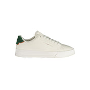 White Polyurethane Men's Sneaker