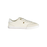 White Polyurethane Women's Sneaker