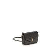 Saint Laurent Black Lamb Ovis Aries Aries Shoulder Bag
