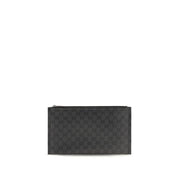 Black Fabric Clutch Bag