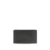 Black Fabric Clutch Bag