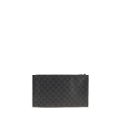 Black Fabric Clutch Bag
