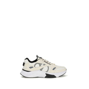 Valentino Garavani White Fabric Low Top Sneakers