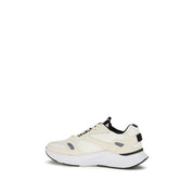Valentino Garavani White Fabric Low Top Sneakers