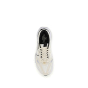 Valentino Garavani White Fabric Low Top Sneakers