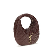 Saint Laurent Brown Lamb Ovis Aries Aries Handbag
