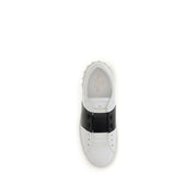 Blue Calf Leather Bos Taurus Low Top Sneakers