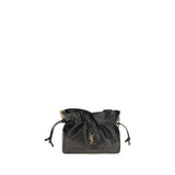 Saint Laurent Black Lamb Ovis Aries Aries Clutch Bag