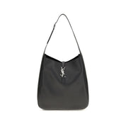 Saint Laurent Black Calf Leather Bos Taurus Shoulder Bag
