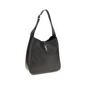 Saint Laurent Black Calf Leather Bos Taurus Shoulder Bag