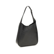 Saint Laurent Black Calf Leather Bos Taurus Shoulder Bag