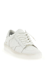 Golden Goose White Cowhide Low Top Sneakers